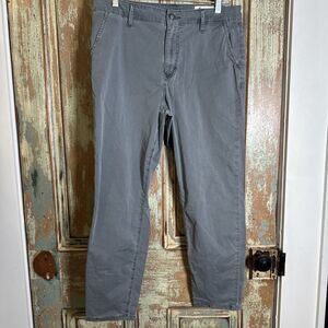 Cosmic Blue Love Pants Silver Gray Cotton Size 31